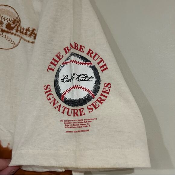 Vintage 1994 Babe Ruth Baseball AOP Shirt - Picture 6 of 8